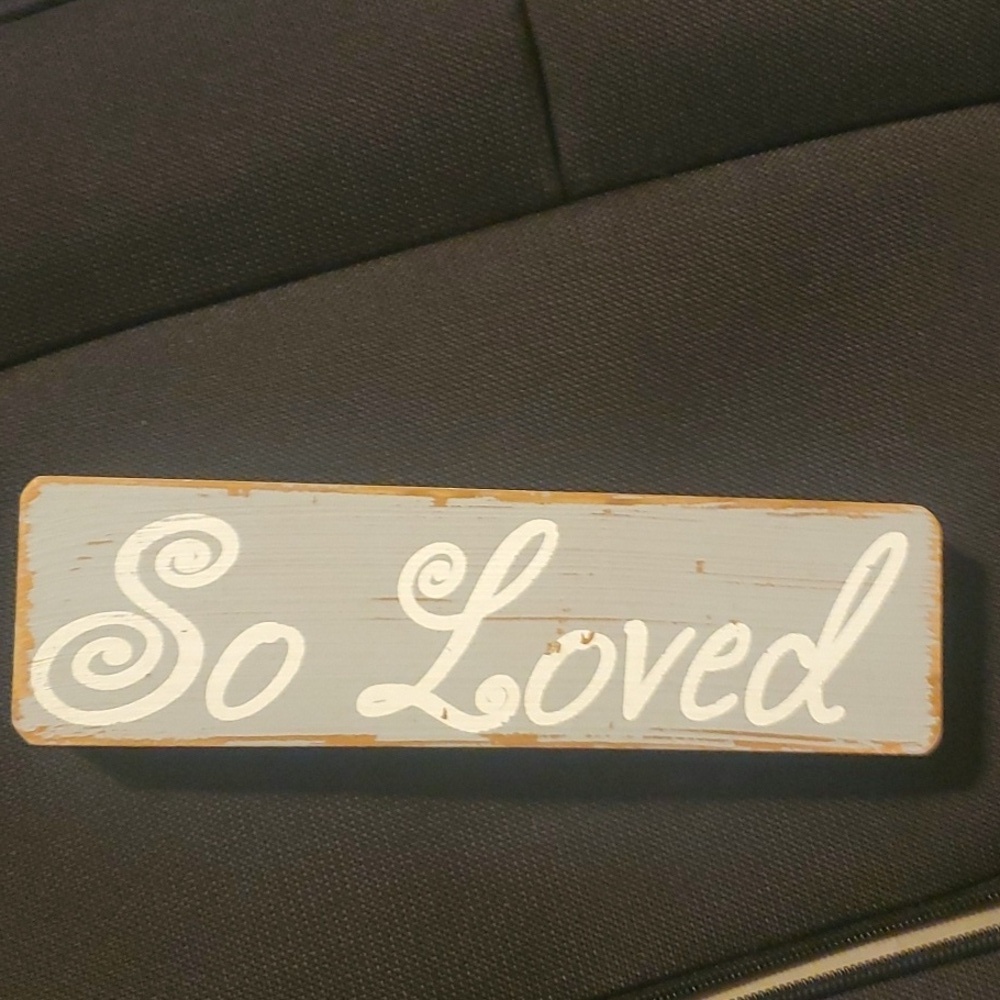So Loved Wooden Sign Rounded Corners - Picture 6 of 10
